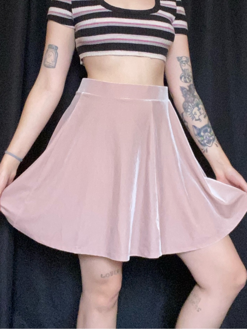 Pink skirt